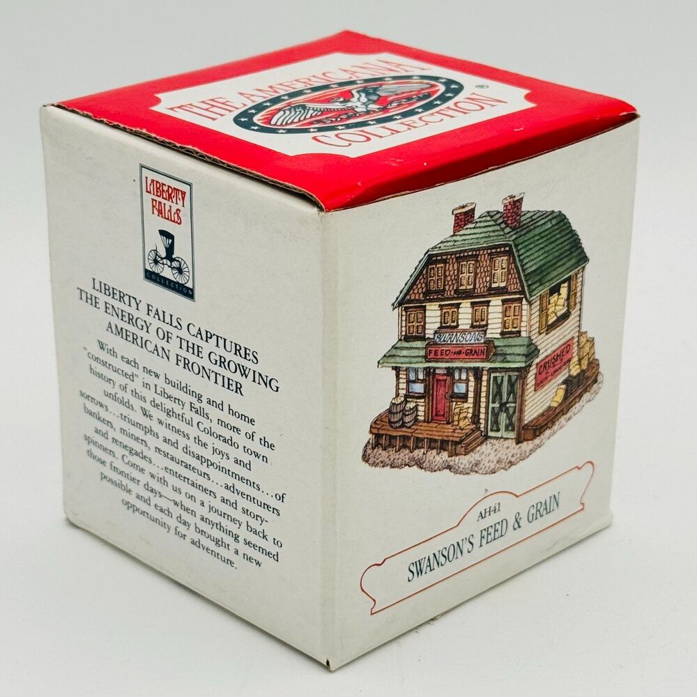 Liberty Falls Americana Collection Swanson's Feed & Grain AH41 Vintage 1994 - Picture 8 of 10